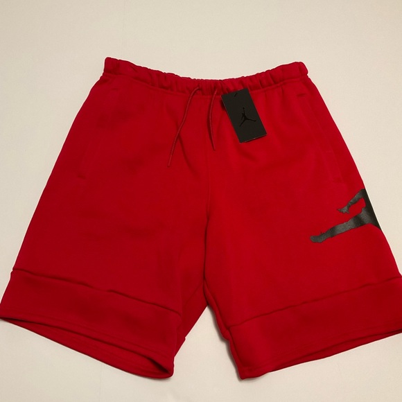 Jordan Other - Air Jordan Fleece Red Shorts
